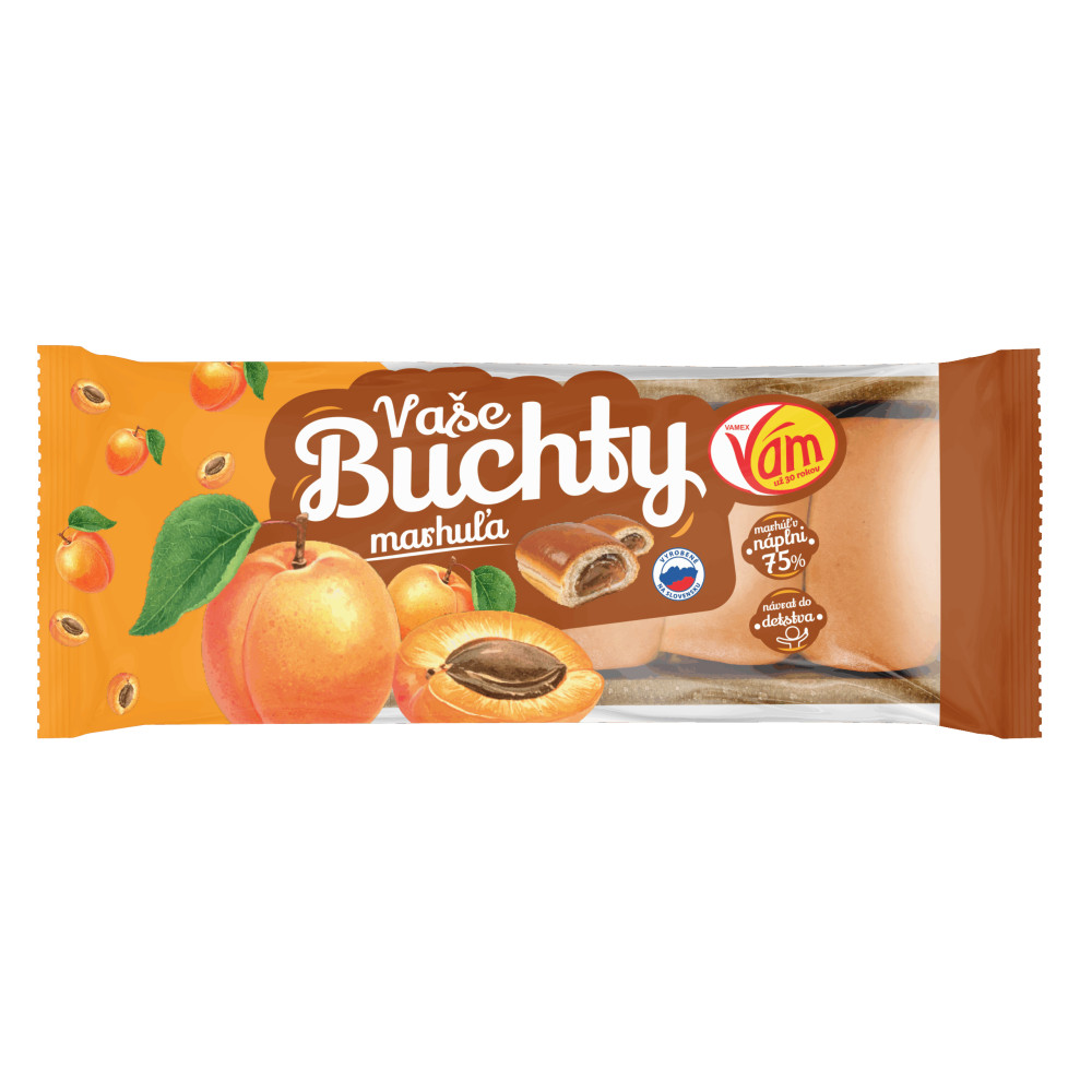 Vaše buchty s marhuľovou náplňou