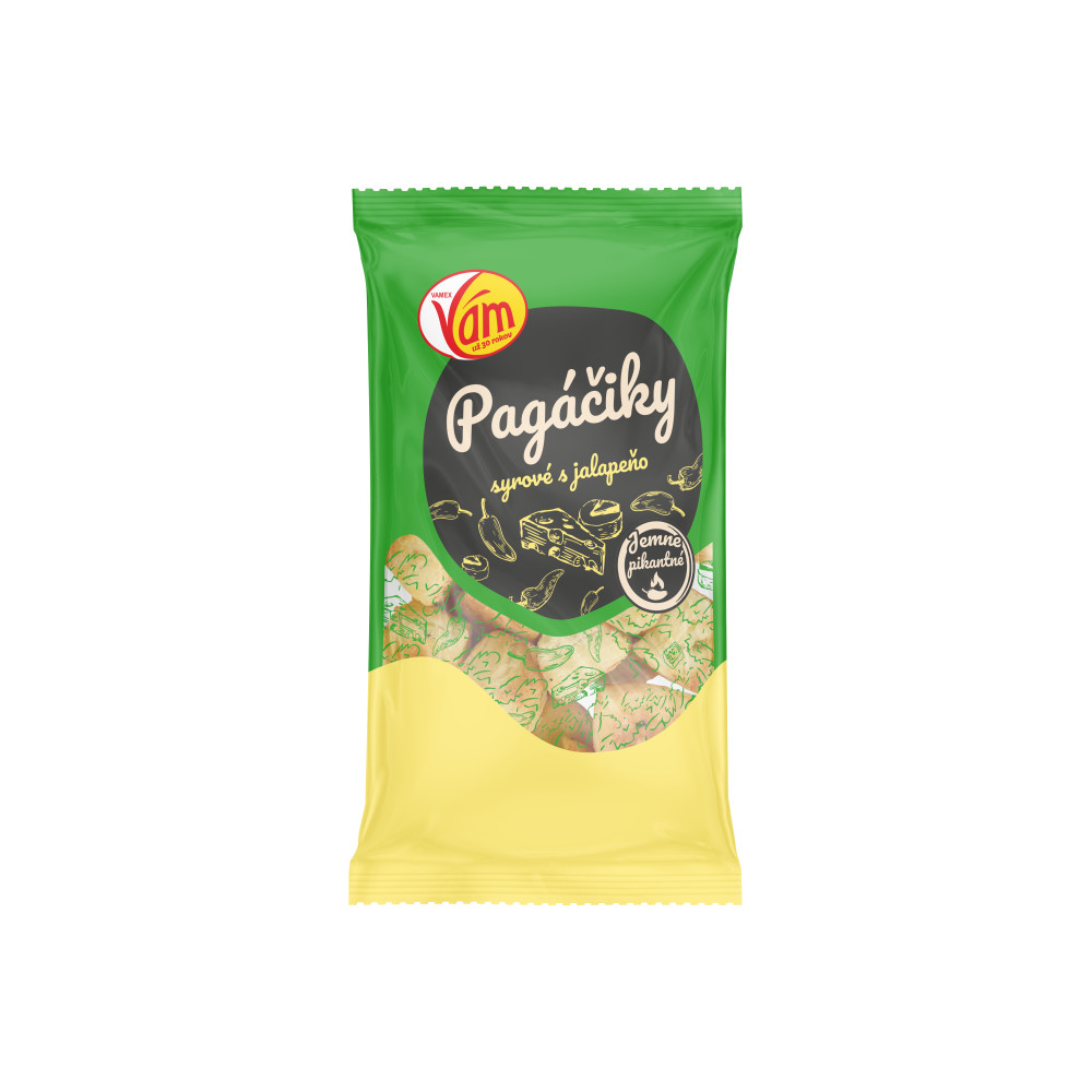 Pagáčiky syrové s jalapeňo
