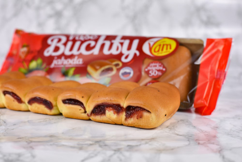 Vaše buchty s jahodovou náplňou